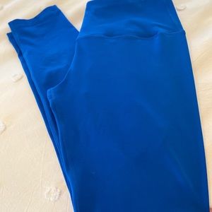 90 degree SZ m electric blue yoga pants